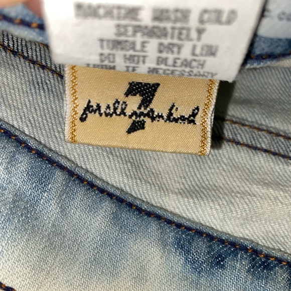 7 for all Mankind Ripped Jeans Ripped Patch Look - Picture 9 of 9